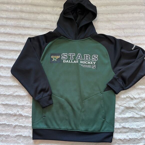 Kids Reebok Dallas Stars NHL Hoodie Size 10-12 - Picture 1 of 6